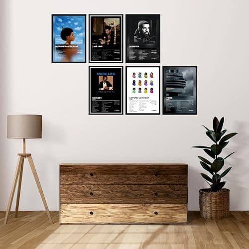 SAW Drake Music Album Art Wall Posters 8x12 inch (A4 Size) Wall Decor Posters Wall Art For Bedroom, Living room, Office, Pack of 6 thumbnail 2