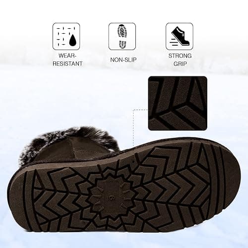 Brown bow boots thumbnail 4