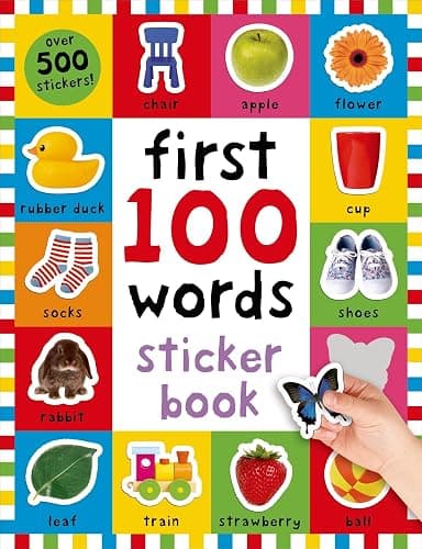 First 100 Stickers: Words: Over 500 Stickers - Image 1