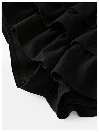 SOLY HUX Girl's Y2k Ruffle Mini Shorts Cute Bow Elastic Waist Layered Bloomers Skorts thumbnail 4