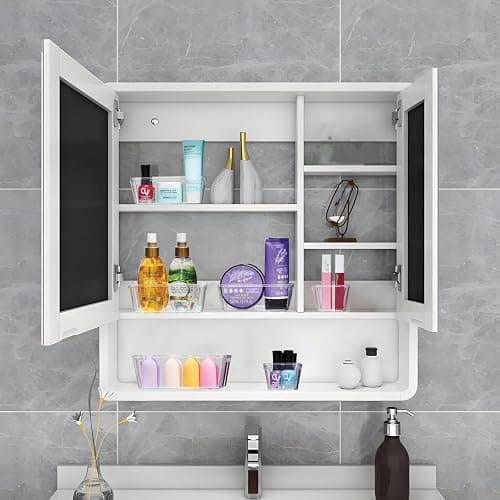Poerlve Drawer Organizer, Makeup Organizer, Desk Drawer Organizer, Acrylic Storage Bins for Makeup, Skincare, Jewelry, Office Supplies Used in Vanity, Kitchen, Bedroom, Bathroom, Office - 25pcs thumbnail 2