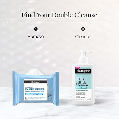 Neutrogena Makeup Remover Micellar Wipes, 2 Pack of 25 Ct | Plant-Based Micellar Water Cleansing Cloths, Gently Removes Oil, Dirt & Waterproof Makeup, No Heavy Residue, Alcohol-Free thumbnail 6