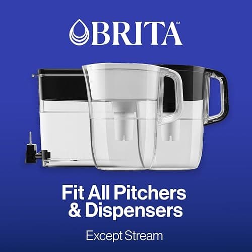 Brita Everyday Elite Water Filter Pitcher, Removes 99% of Lead, Includes 1 Filter, 10-Cup Capacity, Blue thumbnail 13