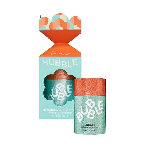 Bubble Skincare Slam Dunk Hydrating Face Moisturizer - Lightweight Face Lotion With Vitamin E + Aloe Vera - Daily Facial Moisturizer for Normal + Dry Skin - Glam Edition (50ml) - Image 1