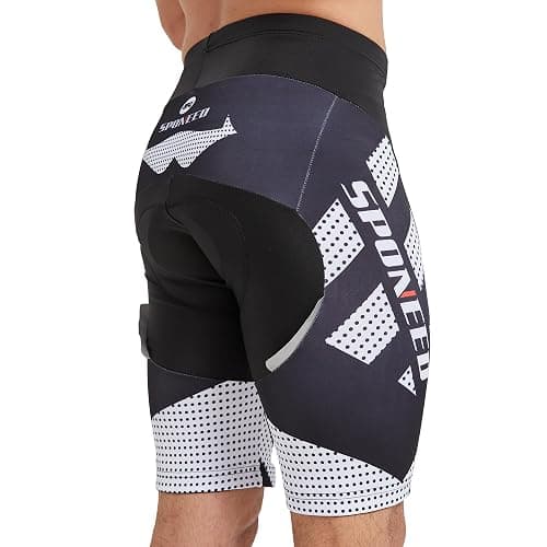 sponeed Men's Cycling Shorts Padded Bicycle Riding Pants Bike Biking Clothes Cycle Wear Tights thumbnail 10