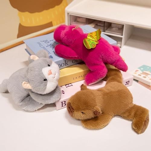 Ditucu Cute Palm-Sized Capybara Stuffed Animal Soft Capibara Plush Doll Small Plushies Toys Gifts for Kids Brown 7.8 inch thumbnail 9