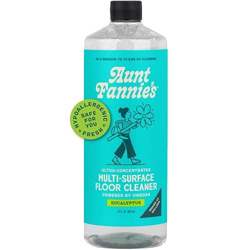 Aunt Fannie's Ultra Concentrated Floor Cleaner Vinegar Wash, Multi-Surface Solution For Mopping, Makes 16 Gallons, Eucalyptus Scent, 32 oz. (Pack of 1) - Image 1