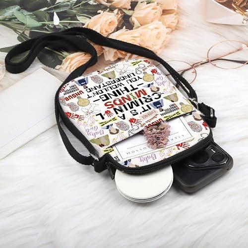 POFULL True Crime TV Show Merchandise Crime TV Show Inspired Crossbody Bag (IT'S A CRIMI) thumbnail 3