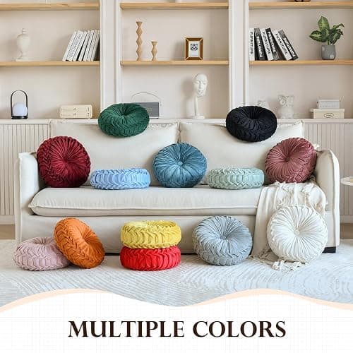 Round Throw Pillow thumbnail 4