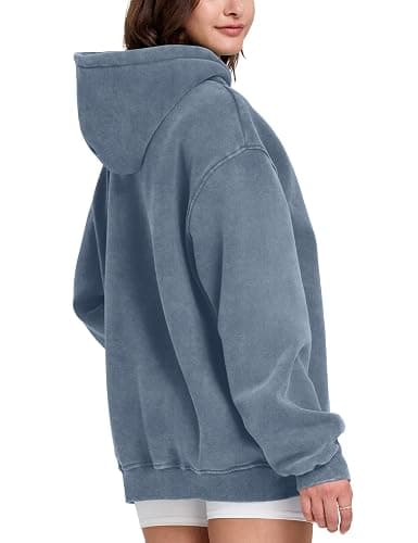 Hatant Oversized Hoodie Sweatshirts for Women Couples Heavyweight Hoodies Pullover Vintage Acid Wash Sweaters Pullover 2025 thumbnail 5