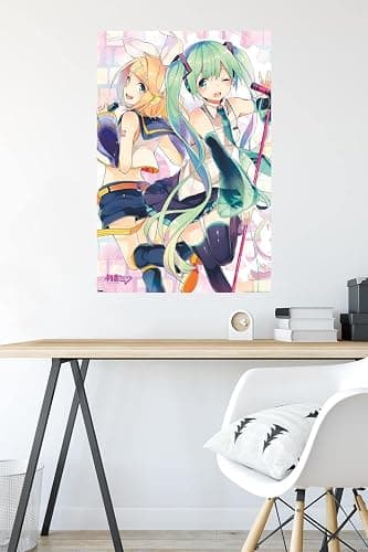 Hatsune Miku - Duo Wall Poster, 34L" x 22.4W", Unframed Version thumbnail 4