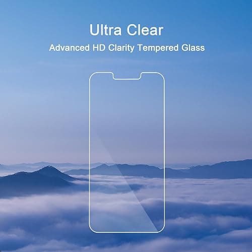 Ailun Screen Protector for iPhone 16e / iPhone 14 / iPhone 13 / iPhone 13 Pro [6.1 Inch] Display 3 Pack Tempered Glass, Case Friendly [Not for iPhone 16 6.1 Inch] thumbnail 4