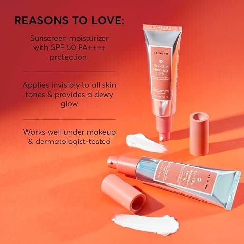 Naturium Dew-Glow Moisturizer SPF 50 PA++++, Daily Moisturizing Sunscreen & Face Primer, Skin Protector with Dewy Finish, 1.7 oz thumbnail 4