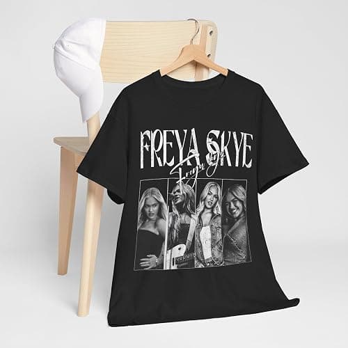 Freya Tour Shirt, Vintage Concert Graphic Skye T-Shirt Unisex Heavy Cotton Tee thumbnail 4