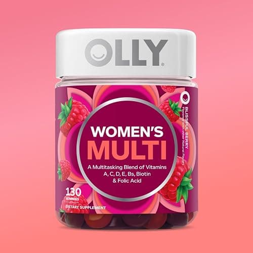 OLLY Women's Daily Multivitamin Gummy, Vitamins A, D, C, E, Biotin, Folic Acid, Adult Chewable Vitamin, Berry Flavor, 65 Day Supply - 130 Count thumbnail 6