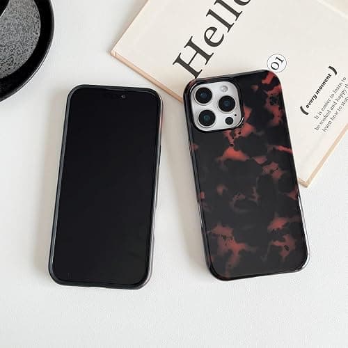 Sayoaho Compatible with iPhone 16 Case, Classic Brown Print Leopard Tortoise Shell Retro Amber, Soft TPU and Hard Back Shockproof Phone Case for iPhone 16 6.1 inch, Color A thumbnail 5
