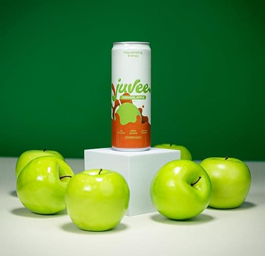 Juvee Rejuvenating Energy Drink – Sugar Free Caramel Apple Flavor, 12 oz Cans (12-Pack) – 128mg Natural Caffeine, Zero Sugar, Low Calorie, Clean Energy & Focus Booster for Daily Use thumbnail 6
