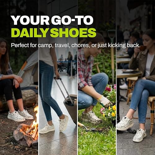 Gator Waders Womens Camp Shoes - Breathable Slip-On Loafers - Elastic Laces - Ultralight All Day Cushioning - Fitted Feel thumbnail 8