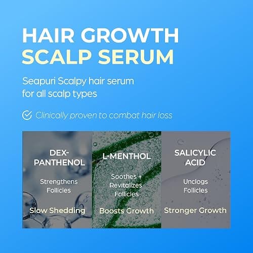 Seapuri Scalp Care Set – Hair Growth Serum & Scalp Bubble Tonic thumbnail 2