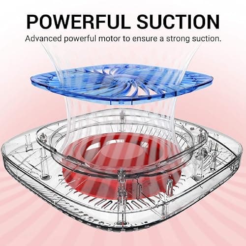 MelodySusie Classic Nail Dust Collector SPro for Acrylic Nail Filing | 4000RPM, 2 Suction Modes, Touch Control, Reusable Filter, for Nail Tech Salon & Home Studios thumbnail 3