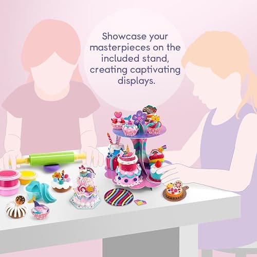Drama Planet Craft Kits for Kids, Make Your Own Mini Desserts with Air Dry Clay, Create & Display Clay Creations, Art Activities, Great Gifts for Girls thumbnail 5