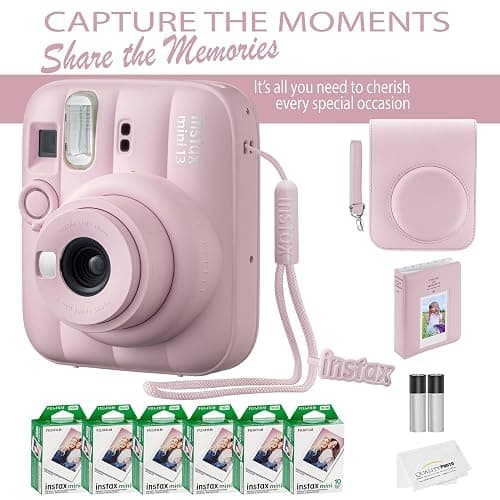 Fujifilm Instax Mini 13 Instant Camera 60 Films & Accessories (Candy Pink) thumbnail 2