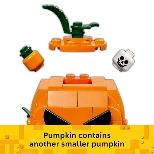 LEGO Jack-O'-Lantern Pickup Truck 40822 | Building Toys for Boys & Girls, Ages 8+, Halloween Decor & Craft, 177 pieces, Gift for Kids thumbnail 4