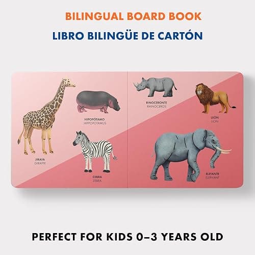 My Big Bilingual Book of First Words: 100+ English-Spanish Words for Animals, Foods, Vehicles, Planets, and More! (Si Sabo Kids) thumbnail 5