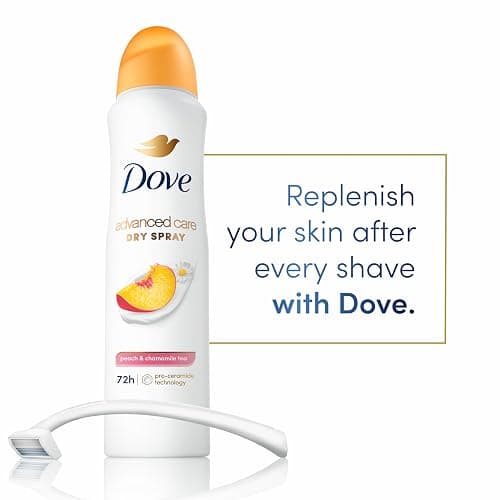 Dove Advanced Care Antiperspirant Deodorant Dry Spray Peach & Chamomile Tea thumbnail 4