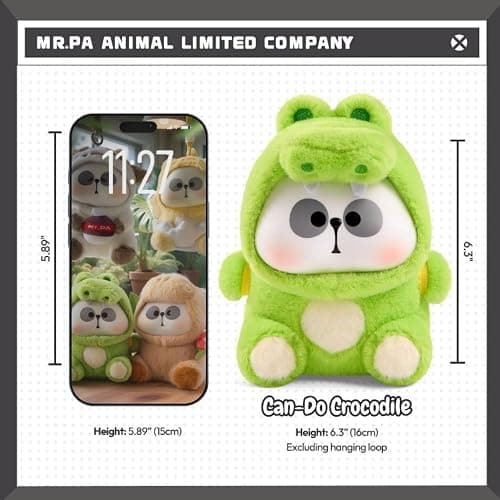 Mr. PA Animal Limited Company Plush Blind Box, Printed Closed Box | 1 plush Animal Limited Company series item in a printed closed box; fully assembled; package 4.53 x 3.94 x 7.17 in; 8+ Years thumbnail 3