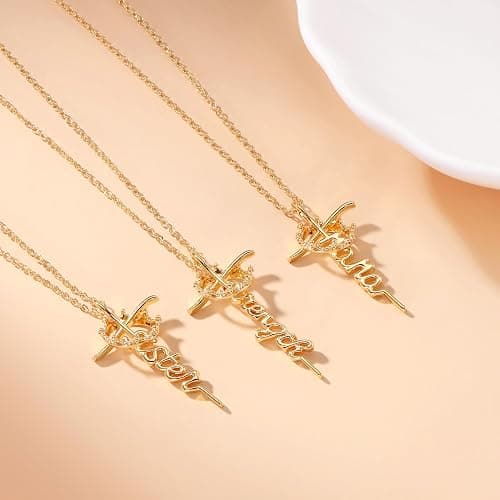 Lcherry Faith Necklace Cross Crown Necklace for Women Religious Jewelry Christian Baptisms Gifts for Women thumbnail 2