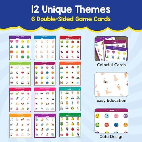 Smartivity Memory Matching Game for Kids 3-6 Years | 12 Theme Cards & 3 Level Challenges | Preschool Learning Toy | Birthday Gift for Boys & Girls Ages 3,4,5,6 thumbnail 5