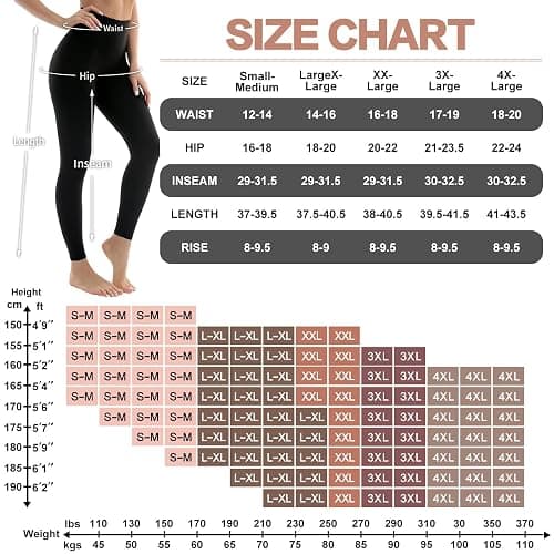 4 Pack Leggings for Women Butt Lift High Waisted Tummy Control No See-Through Yoga Pants Workout Running Leggings thumbnail 3
