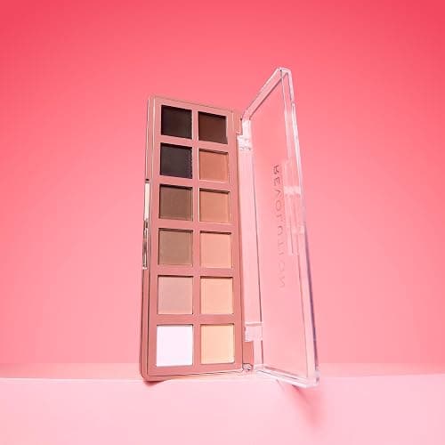 Revolution, The Master Icon Matte Nudes Palette, 12 Shades, High-Impact Pigment, Vegan & Cruelty-Free thumbnail 6