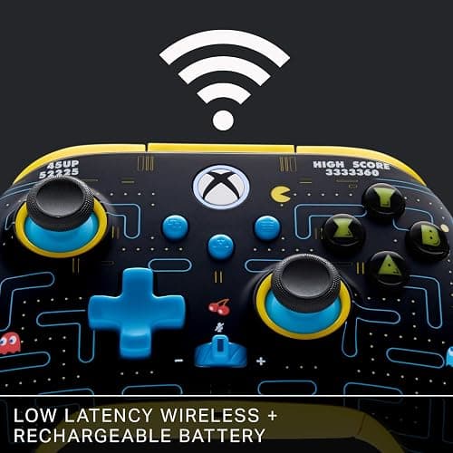PowerA Wireless Controller for Xbox Series X|S - PAC-MAN SE, hall effect thumbsticks, low latency wireless, officially licensed, works with Xbox One and Windows 10/11 thumbnail 4