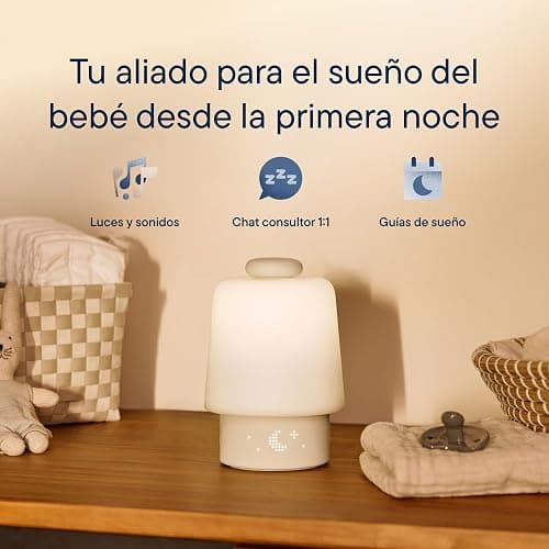 Máquina de sonido Hatch Baby y luz nocturna – ruido blanco y luz para bebés, entrenador de sueño, creador de rutinas, reloj “hora de levantarse” para habitación infantil thumbnail 3