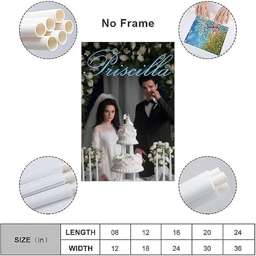 Shuei Priscilla Movie Poster for Bedroom Aesthetic Canvas Art Wall Decor 12x18inch(30x45cm), Unframe-style-4 thumbnail 3