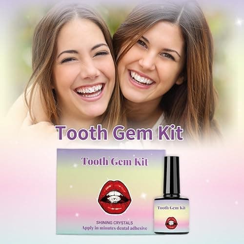 DIY Tooth Gems Kit - Elegant Removable Tooth Gems for Women – Shiny Diamond Crystal Teeth Jewelry. Trendy, Fashionable & Long-Lasting Dental Decor. Perfect for Parties & Special Occasions thumbnail 7