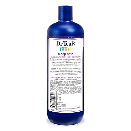 Dr Teal's Kids 3-in-1 Sleep Bubble Bath, Body Wash & Shampoo with Melatonin & Essential Oil, Lavender Scent, 20 fl oz (Pack of 3) thumbnail 11