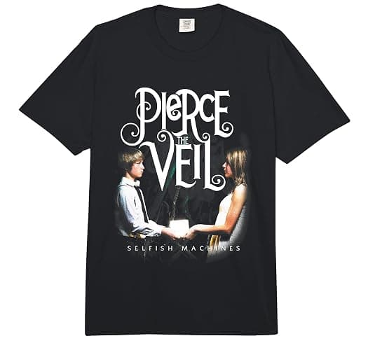 Official Pierce The Veil Selfish Machines Comfort Colors Adult Heavyweight T-Shirt - Image 1
