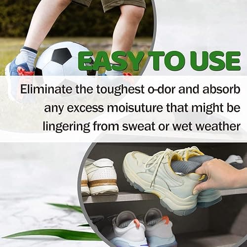 6 Pack Activated Charcoal Shoe Odor Eliminator, Shoe Deodorizer insert Bag | 100% Natural Shoes Smell Remover，eliminates odor naturally,can be reused up to two years thumbnail 5
