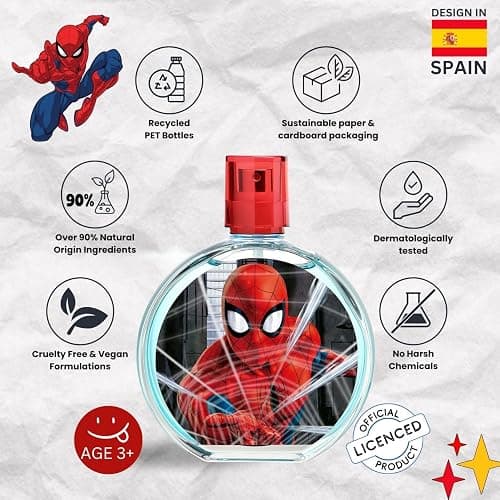 Spiderman Eau de Toilette Spray, Ultimate, 3.4 Ounce thumbnail 2