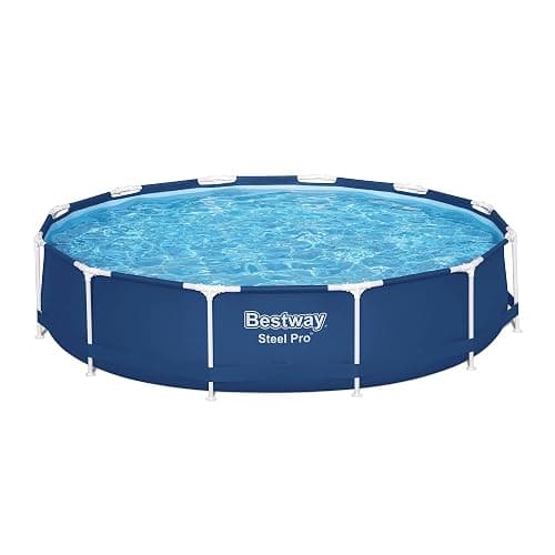Bestway Steel Pro 12 feet x 30 inches Round Above Ground 1,710 Gallon Pool Set with DuraPlus Liner, 530 Gallon Pool Filter, and Repair Patch thumbnail 9