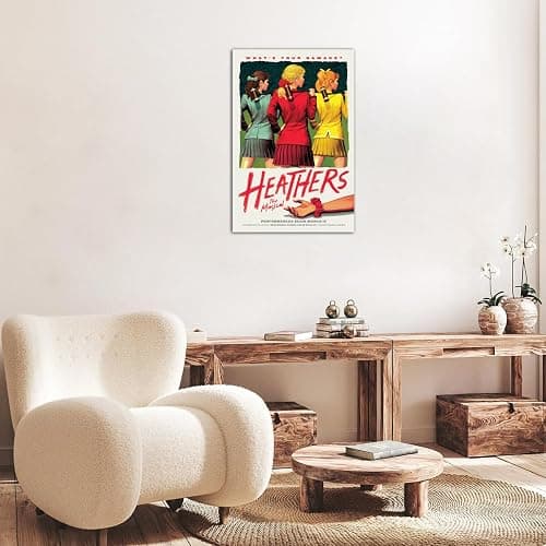 YOWAMEO Heathers The Musical 90s 80s Retro Poster Wall Art Decoration Room Aesthetic Canvas Painting Bedroom Picture (16x24inch(40x60cm)) thumbnail 4