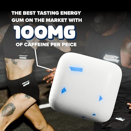 Rev Gum Caffeine Energy Gum | Extra Strength 100mg of Caffeine per Gem | Polar Mint Sugar Free Caffeine Gum - Low Calorie Chews to Help You Stay Alert, Awake and Focused - Mint Chewing Gum - 12 Packs thumbnail 5