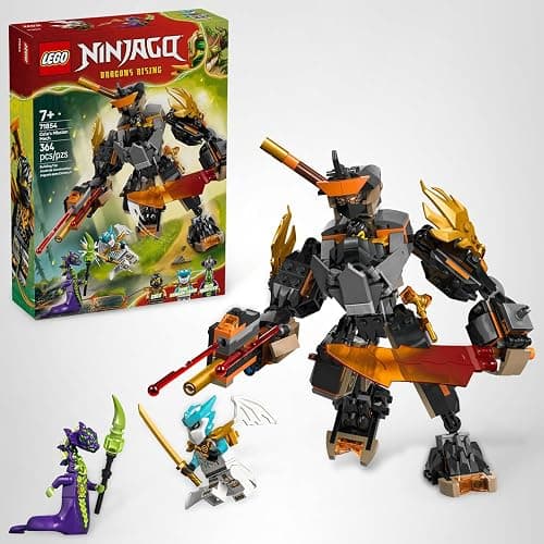 LEGO NINJAGO Cole’s Mission Mech & Dragon Zane Building Toy for Boys, Girls & Kids, Ages 7+ - Poseable Mech W/Cole, Acid Monster, & Zane Minifigures for Pretend Play - Gift Idea for Birthdays - 71854 thumbnail 7