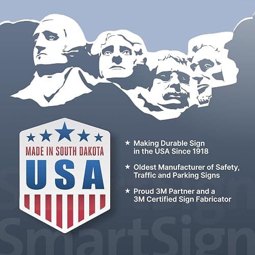 SmartSign Laundry Room Rules 'Notice - No Overload, Remove Clothes, Dispose Detergent, Clean Lint, No Sitting' Metal Sign, 14" x 10", 40 mil Laminated Aluminum, Blue/Black/White, USA-Made thumbnail 9