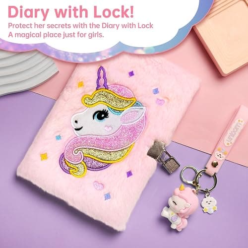 Jenria Unicorn Gifts for Girls, Girls Toys Age 6-8, Christmas Birthday Gifts for Girls Age 3 4 5 6 7 8 Years Old Girl Birthday Gift Ideas, Unicorn Toys, for Daughter, Niece thumbnail 6