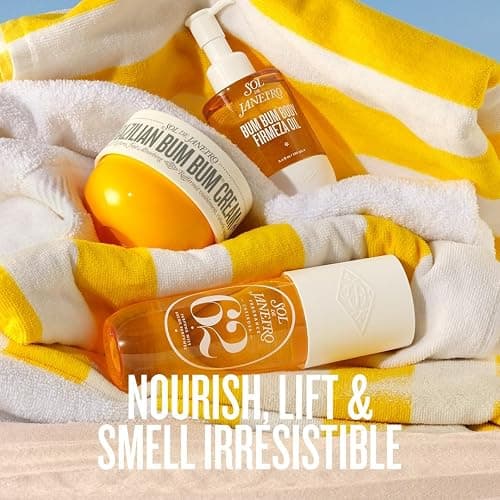 Sol de Janeiro Firming Body Bundle | Brazilian Bum Bum Cream, Bum Bum Body Firmeza Oil, and Cheirosa 62 Hair & Body Perfume Mist | Full Size Trio | Amazon Exclusive thumbnail 5