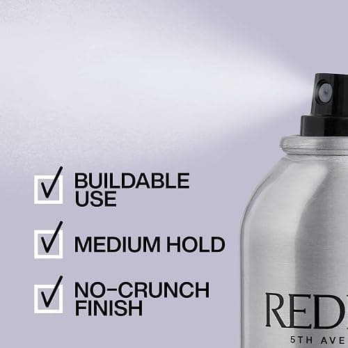 Redken Brushable Hairspray 12 For All Hair Types - Protects Against Frizz and Humidity With Flexible Medium Hold With Natural Finish thumbnail 6